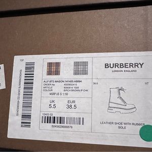 Burberry Platform Boots